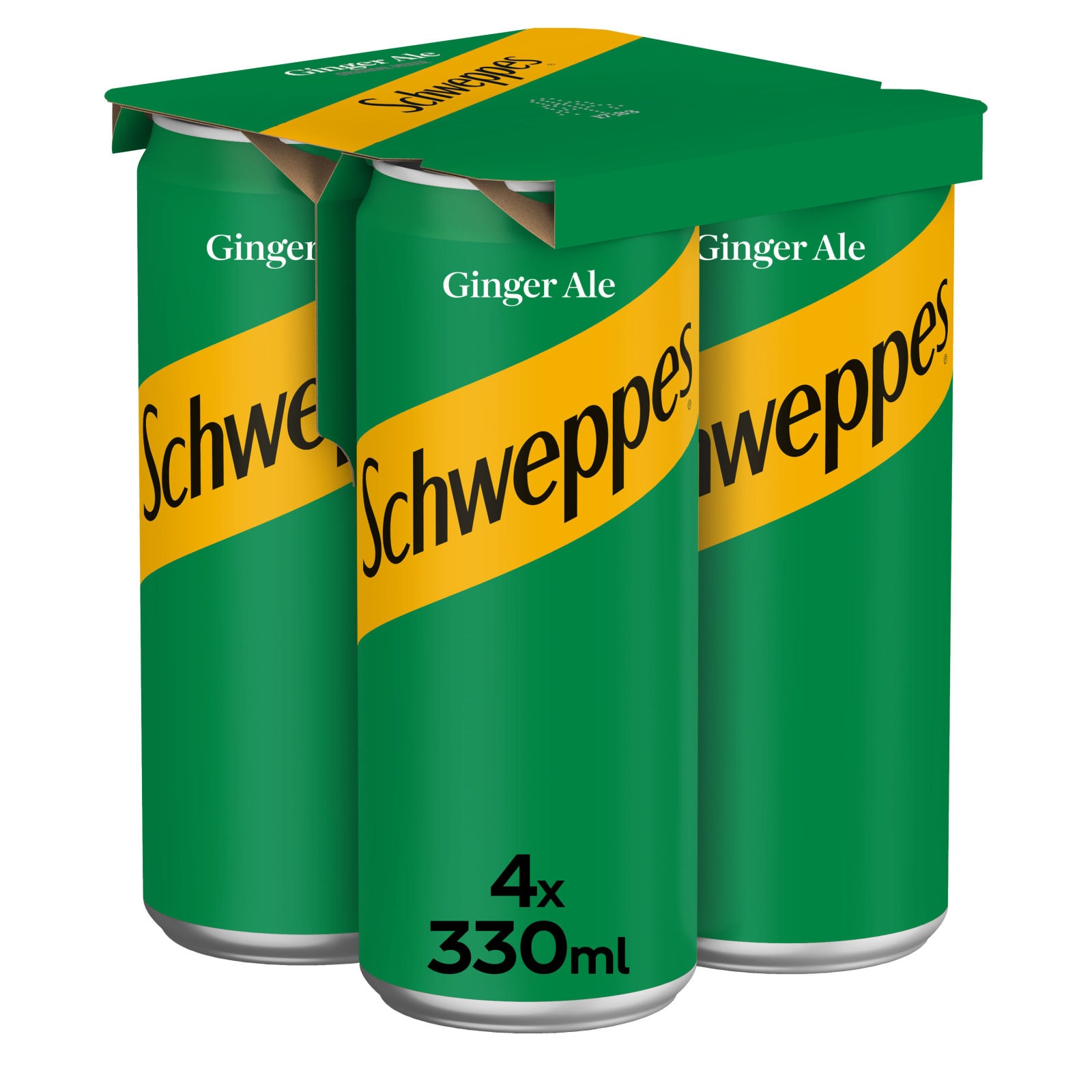 SCHWEPPES Αναψυκτικό Ginger Ale Κουτί 4x330ml