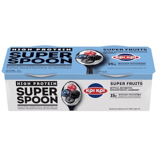 ΚΡΙ ΚΡΙ | Επιδόρπιο Γιαουρτιού Super Spoon Blueberry 2x170g