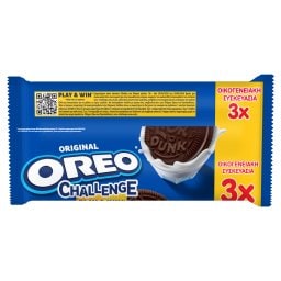 OREO | Μπισκότα Γεμιστά Βανίλια 3x154g