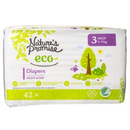NATURE'S PROMISE | Πάνες Μωρού Eco Midi No3 42 Τεμάχια