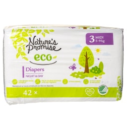 NATURE'S PROMISE | Πάνες Μωρού Eco Midi No3 42 Τεμάχια