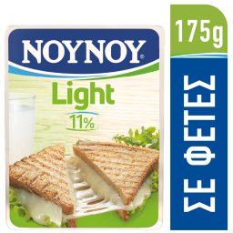 ΝΟΥΝΟΥ | Μαλακό Τυρί Light 11% Λιπαρά Φέτες 175g