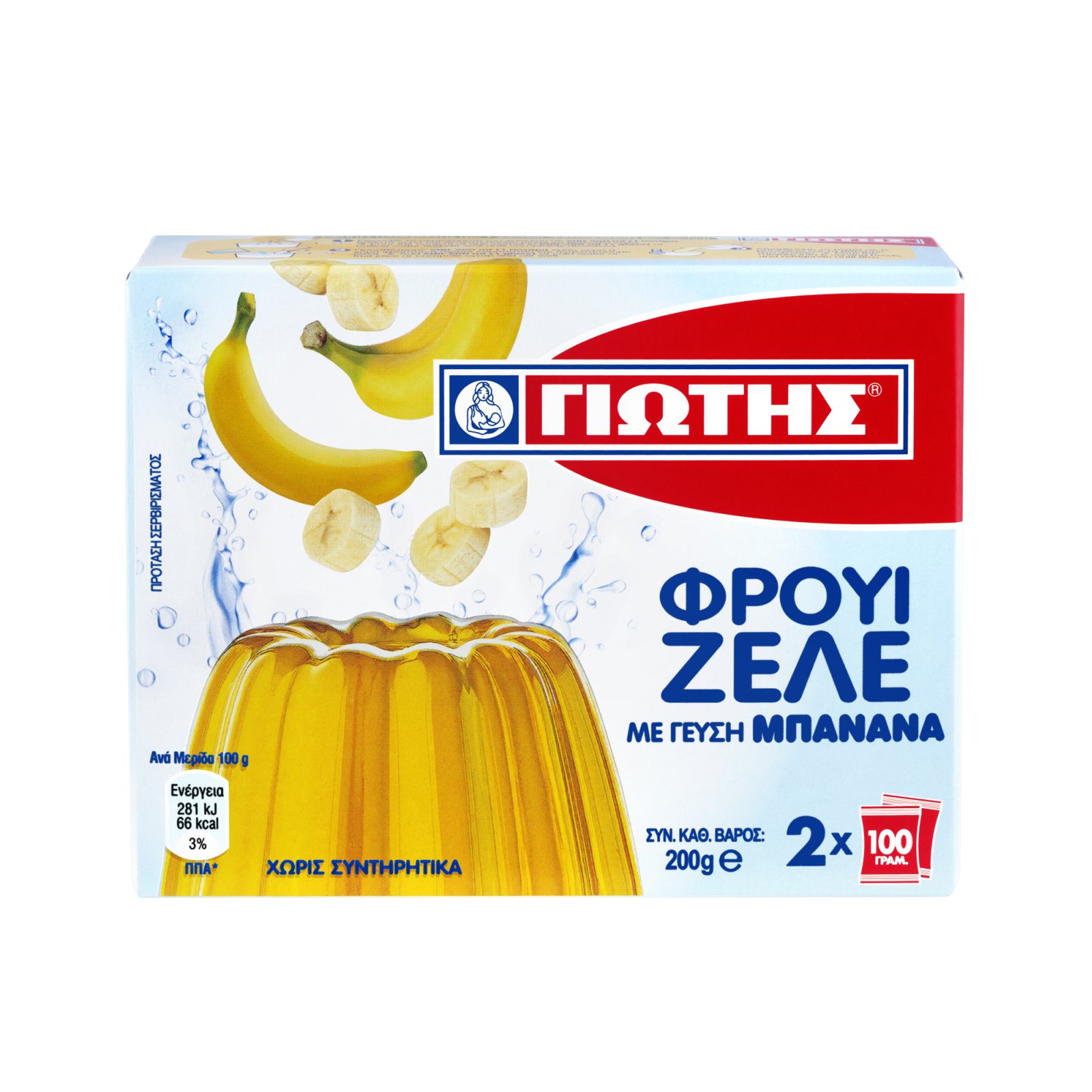 ΓΙΩΤΗΣ Ζελέ Μπανάνα 2x100g
