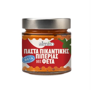 ALMITO | Πάστα Πικάντικης Πιπεριάς με Φέτα 190gr