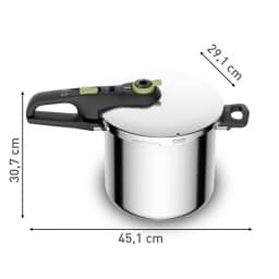 TEFAL | Χύτρα Ταχύτητας Secure Trendy 8L P2584402 1 Τεμάχιο