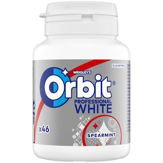 ORBIT | WHITE | Τσίχλες White Teeth Μπουκάλι 46 Τεμάχια