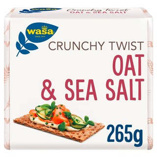 Φρυγανιές Crunchy Twist Oat & Sea Salt 265g