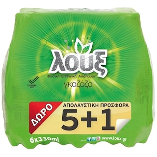 ΛΟΥΞ | Γκαζόζα Φιάλη 330ml 5+1 Δώρο