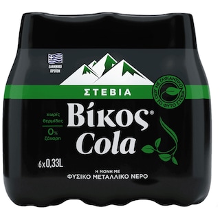 ΒΙΚΟΣ | Αναψυκτικό Cola Stevia Φιάλη 6x330ml