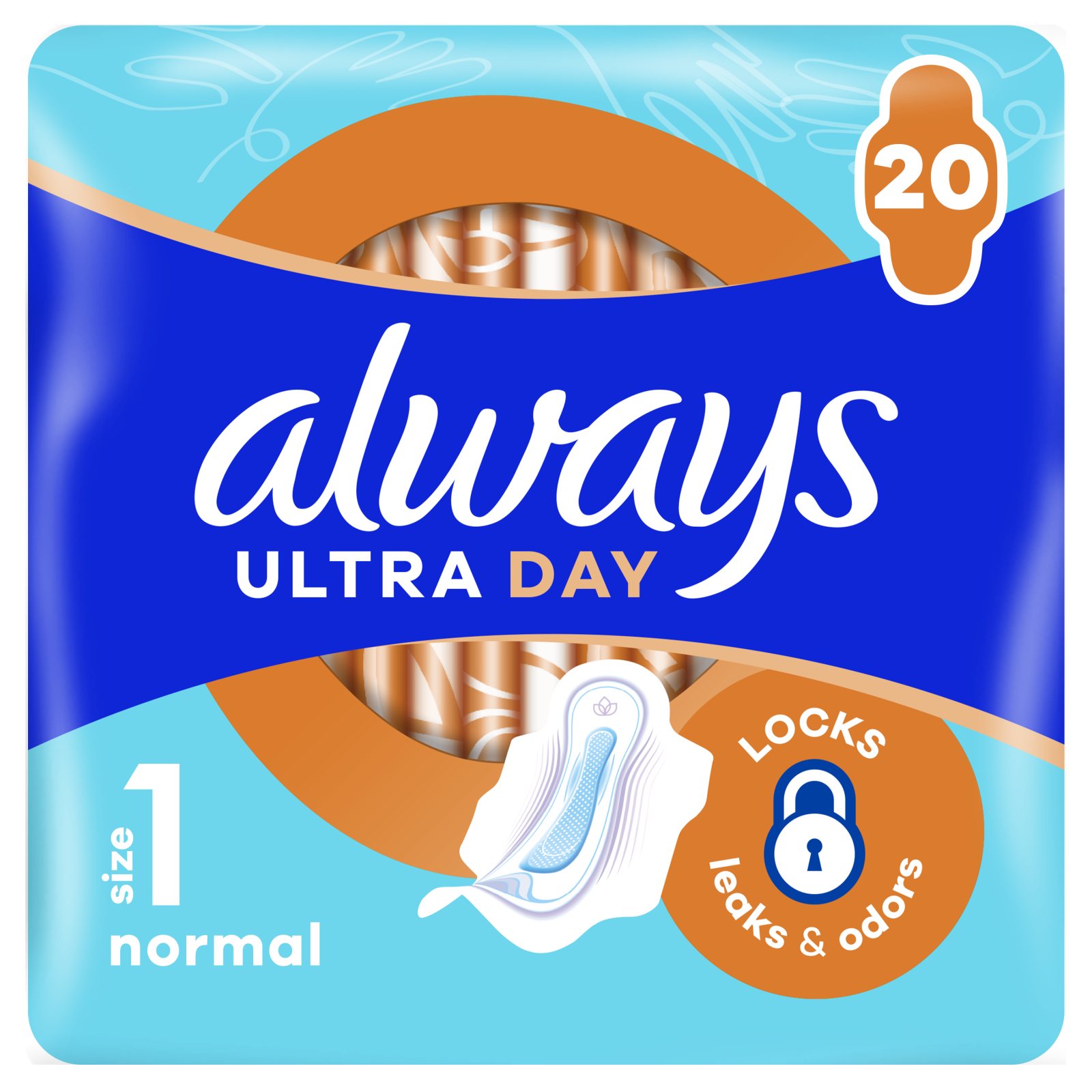 ALWAYS Σερβιέτες Ultra Day Normal Plus 20 Τεμάχια