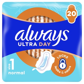 ALWAYS | Σερβιέτες Ultra Day Normal Plus 20 Τεμάχια