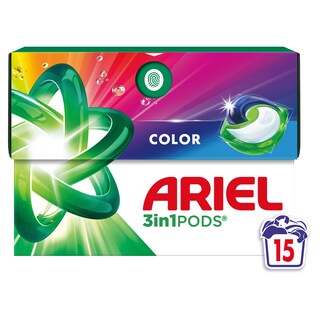 ARIEL | Kάψουλες Πλυντηρίου Ρούχων Allin1 Pods Color 15 Τεμάχια