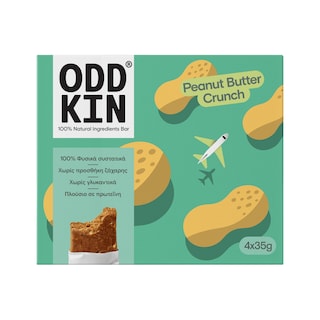 ODDKIN | Μπάρα Χουρμά Πρωτεΐνης Φυστικοβούτυρο 4x35g