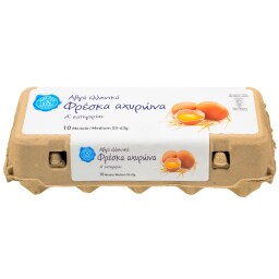 ΑΒ ΕΠΙΛΟΓΗ | Αυγά Φρέσκα Αχυρώνα Μεσαία 10 Τεμάχια