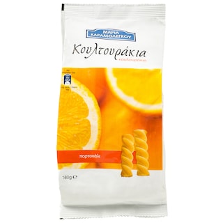 ΚΟΥΛΤΟΥΡΑΚΙΑ | Κουλούρια Γλυκά Πορτοκάλι 180g