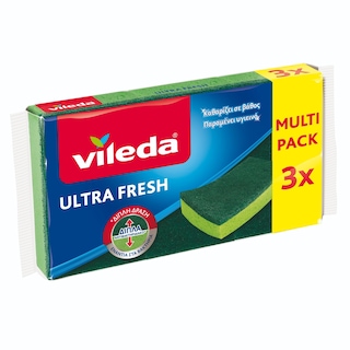 VILEDA | Σφουγγαράκια Κουζίνας Ultra Fresh 3 Τεμάχια