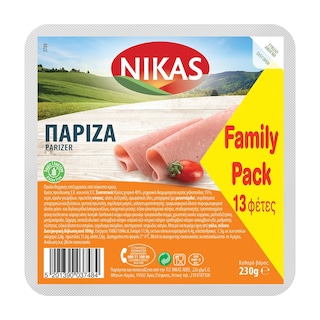 ΝΙΚΑΣ | Πάριζα Φέτες 230g