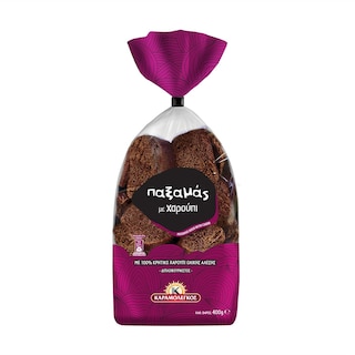 ΚΑΡΑΜΟΛΕΓΚΟΣ | Παξαμάς Χαρούπι 400g
