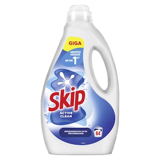 SKIP | Yγρό Πλυντηρίου Ρούχων Active Clean 84 Μεζούρες