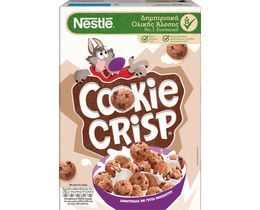 COOKIE CRISP | Δημητριακά Ολικής Άλεσης Μπισκότο Κακάο 375gr