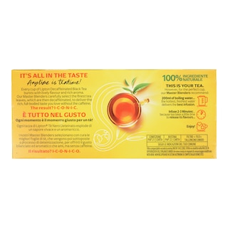 LIPTON | Τσάι Μαύρο Decaf Αρωματισμένο 25x1.5g