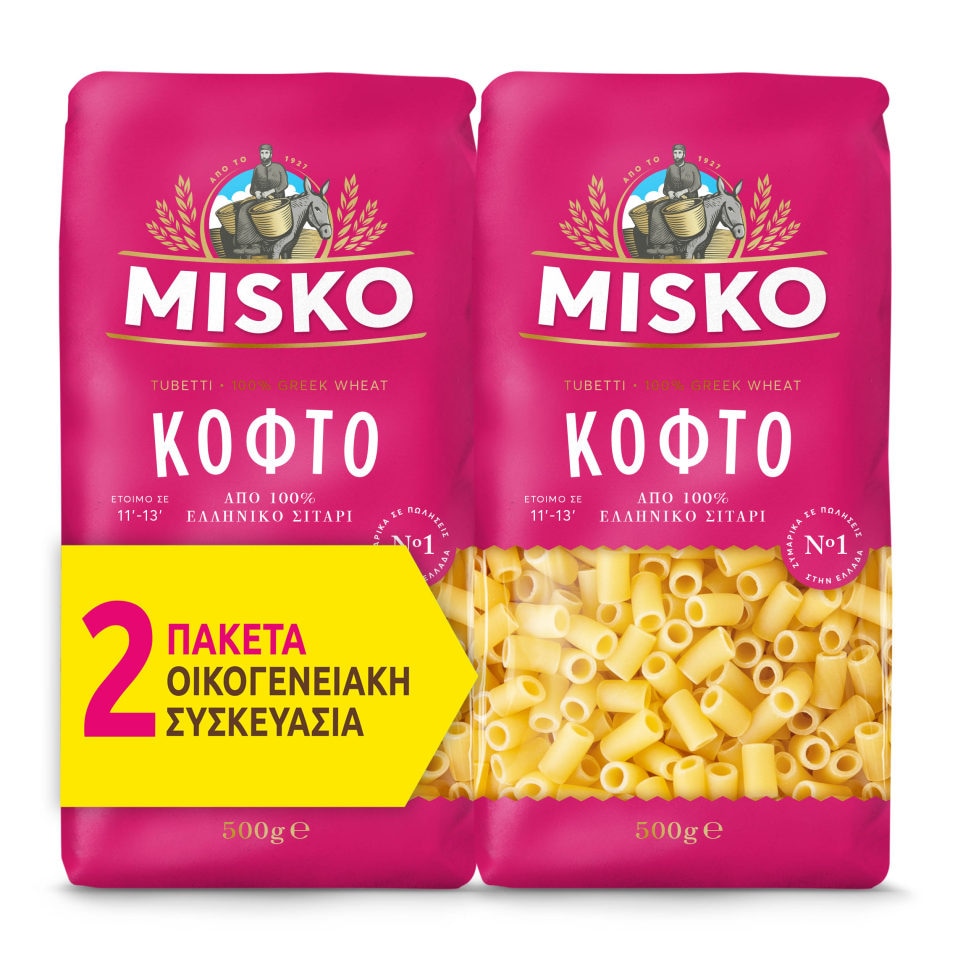 MISKO Κοφτό Μακαρονάκι 2x500g