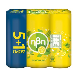 HBH | Lemonade Can 330ml 5+1 Free