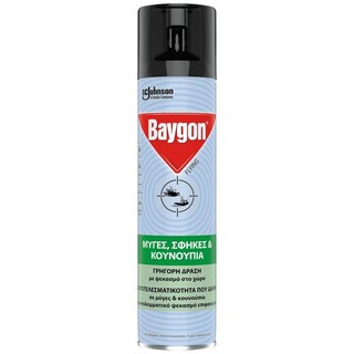 BAYGON | Εντομοκτόνο Flying Ιπτάμενα Έντομα 300ml