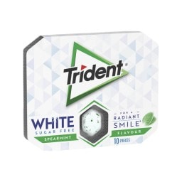 TRIDENT | Τσίχλες White Δυόσμος 17g