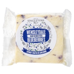 SINGLETONS | Τυρί Cheddar Wensleydale Blueberries 200g