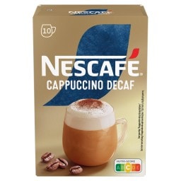 NESCAFE | GOLD | Στιγμιαίος Καφές Cappuccino Decaf 10x12.5gr