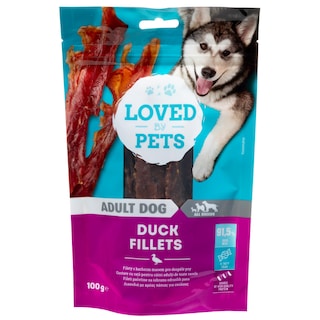 LOVED BY PETS | Σνακ Σκύλων Πάπια 100g