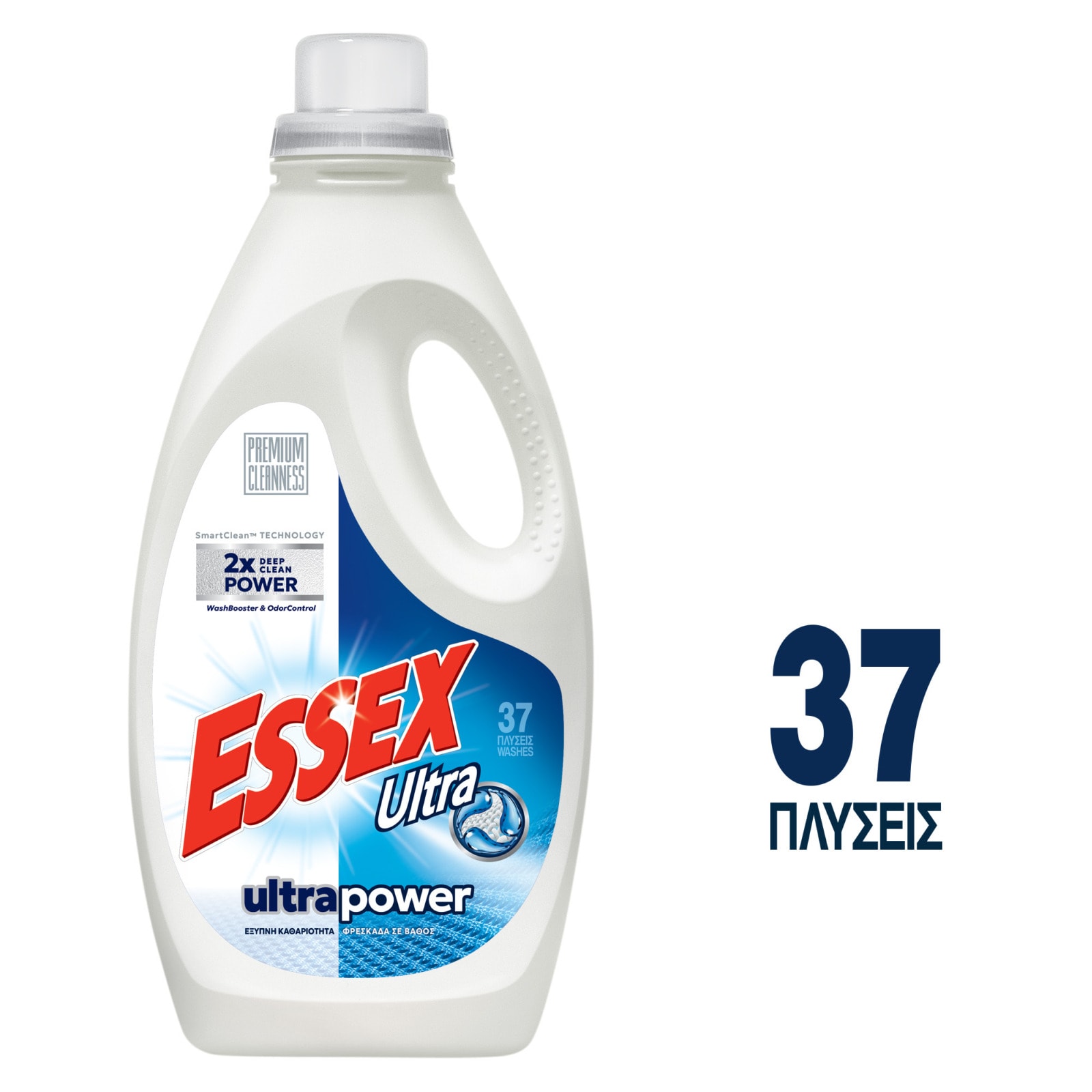 ESSEX Υγρό Πλυντηρίου Ρούχων Ultra Power 37 Μεζούρες