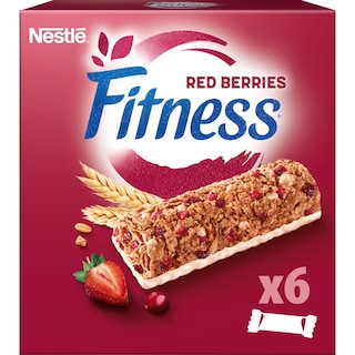 FITNESS | Μπάρες Δημητριακών Red Berries 6 X 23.5gr