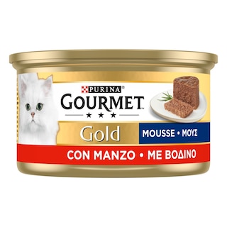 GOURMET | GOLD | Γατοτροφή Μους Βοδινό 85 gr