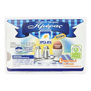 ΧΡΥΣΑ ΑΥΓΑ | Φρέσκα Αυγά Αχυρώνα Μεγάλα 6 Τεμάχια