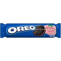 OREO | Μπισκότα Γεμιστά Cheesecake Φράουλα 154g