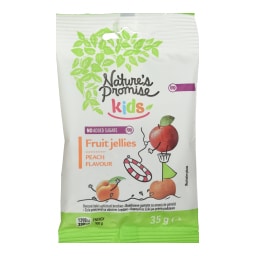NATURE'S PROMISE | Καραμέλες Ζελεδάκια Ροδάκινο 35g
