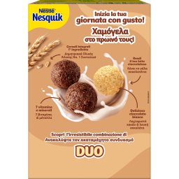 NESQUIK | Cereals Whole Grain Duo Chocolate 325g