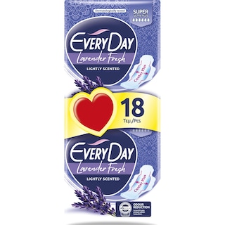 EVERY DAY | Sanitary Pads Fresh Super Ultra Plus 18 Pieces
