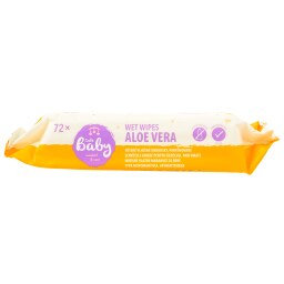 CUTE BABY | Μωρομάντηλα Aloe Vera 72 Τεμάχια