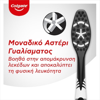 COLGATE | Οδοντόβουρτσα Max White Charcoal 2 Τεμάχια