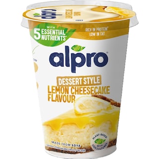 ALPRO | Φυτικό Επιδόρπιο Σόγιας Cheesecake Λεμόνι Vegan 400g