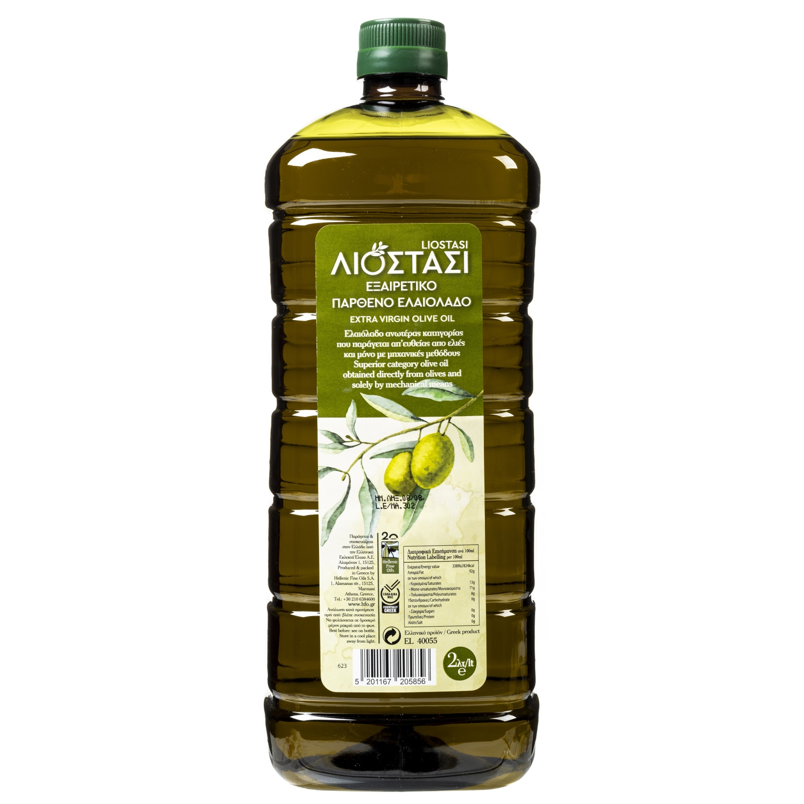 ΛΙΟΣΤΑΣΙ Ελαιόλαδο Εξαιρετικό Παρθένο 2lt