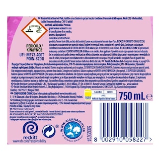 VANISH | VANISH OXI ACTION PINK GEL 750ML Oxi Action Multi Power 750ml