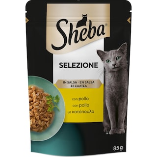 SHEBA | Γατοτροφή Selezione Κοτόπουλο σε Σάλτσα 85g