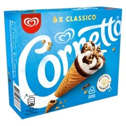 CORNETTO | ICE CREAM Classico Βανίλια Σοκολάτα 6 X 60 GR