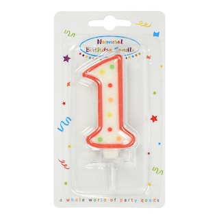 DECORATA | Κερί Γενεθλίων Νο1 1 Τεμάχιο