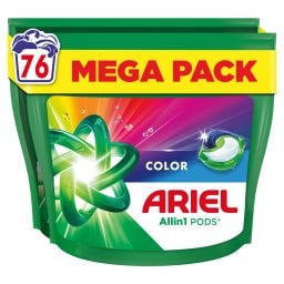 ARIEL | Kάψουλες Πλυντηρίου Ρούχων Allin1 Pods Color 76 Τεμάχια