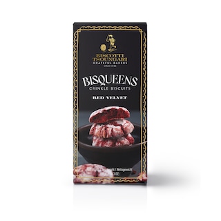 BISQUEENS | Μπισκότα Brownie Red Velvet 180g